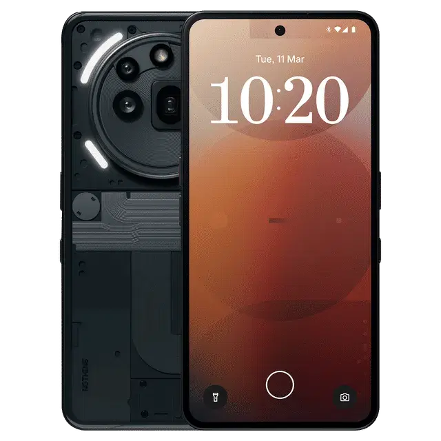 Nothing Phone 3a Pro - Black, 8GB RAM, 256GB Storage