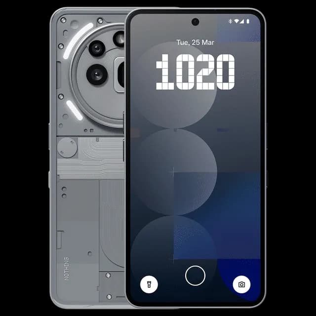 Nothing Phone 3a Pro - Grey, 12GB RAM, 256GB Storage