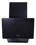 Elica 60cm 1200 m3/hr Vertical Filterless Autoclean Kitchen Chimney with Twin Suction Inlets (KITTY FL 600 HAC LTW MS NERO |Black| Touch+Motion Sensor)