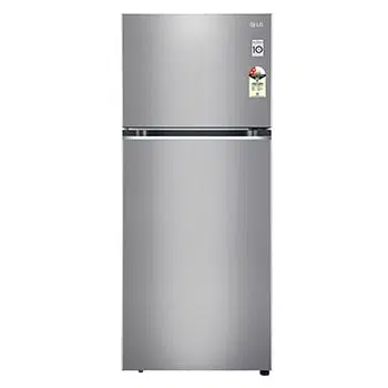 LG Refrigerator, 380 Ltr, 2 Star, Smart Inverter Compressor, Convertible, Shiny Steel Finish, Frost-Free Double Door Refrigerator, GL-S412SPZY