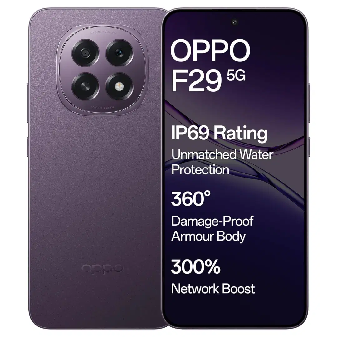 Oppo F29 5G (Solid Purple, 256 GB) (8 GB RAM)