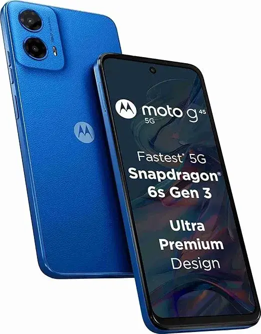 Motorola G45 5G (Brilliant Blue, 8GB RAM, 128GB Storage)
