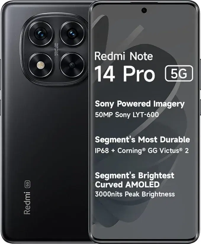 Redmi Note 14 Pro 8 + 128 GB Black