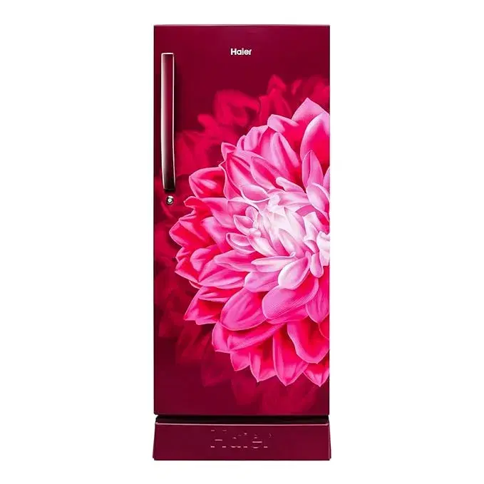 Haier 190 Litres, Direct Cool Refrigerator HRD-2103PRD-P - Red