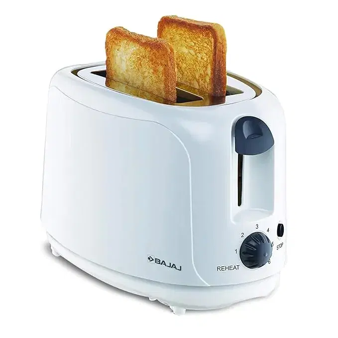 Bajaj 750 W ATX 4 (270030) Auto Pop-up Toaster (White)
