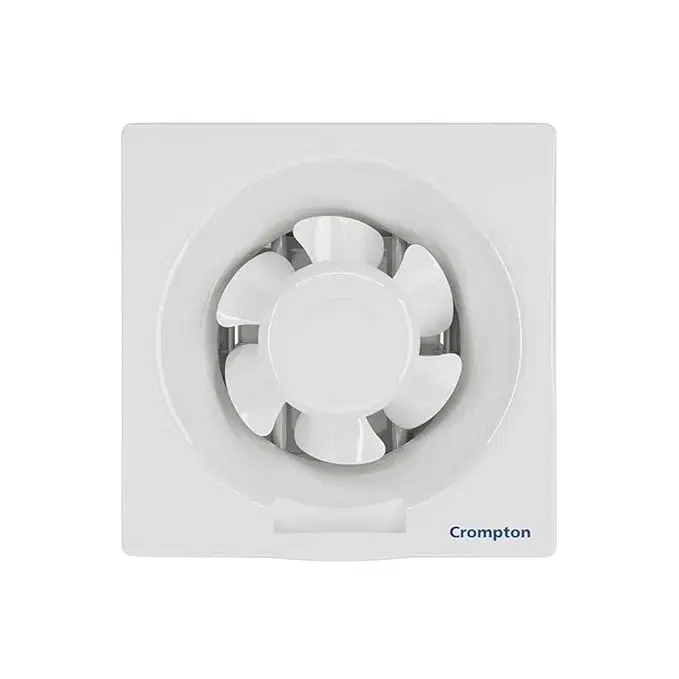 Crompton Brisk Air Plus 6 inch Kitchen/Bathroom/Office Exhaust (Ventilation) Fan BRISKAIRPLUS6WHT