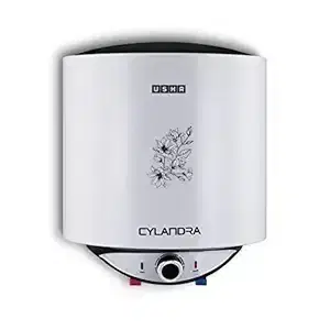 Usha Cylandra 10 Litre Storage Water Heater With Free Installation (White), Wall Mounting