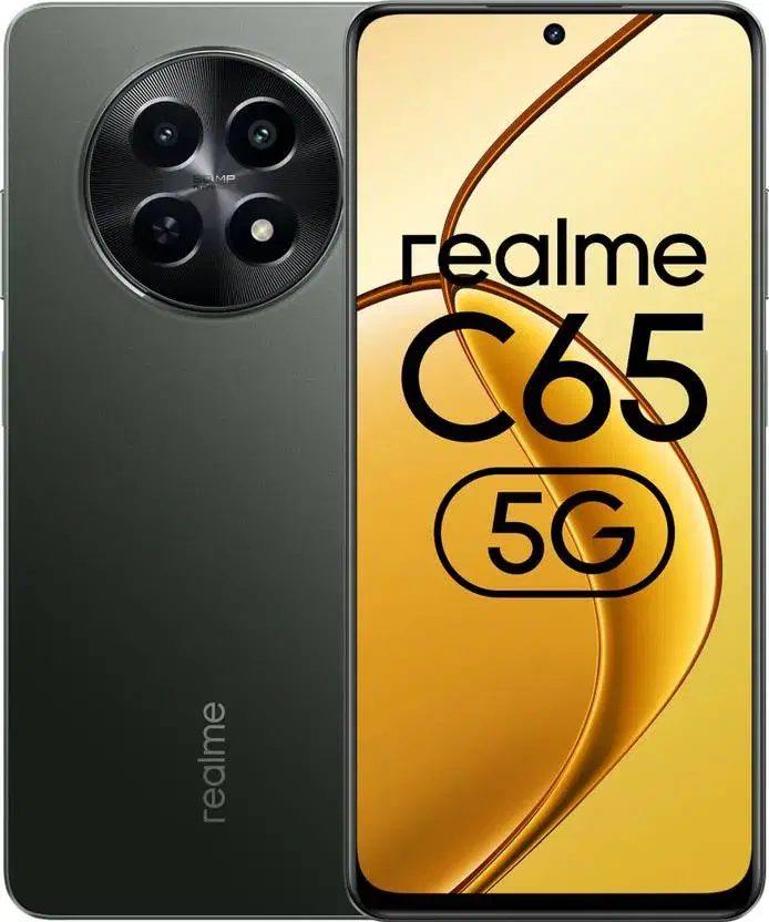 realme C65 5G 128GB 6GB RAM Glowing Black