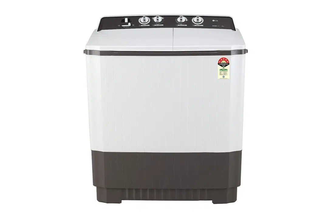 LG 10 kg Semi Automatic Top Load Washing Machine Grey, White (P1040RGAZ)