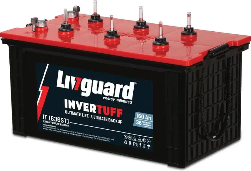 Livguard Invertuff IT 1648STJ 160AH Tubular Battery