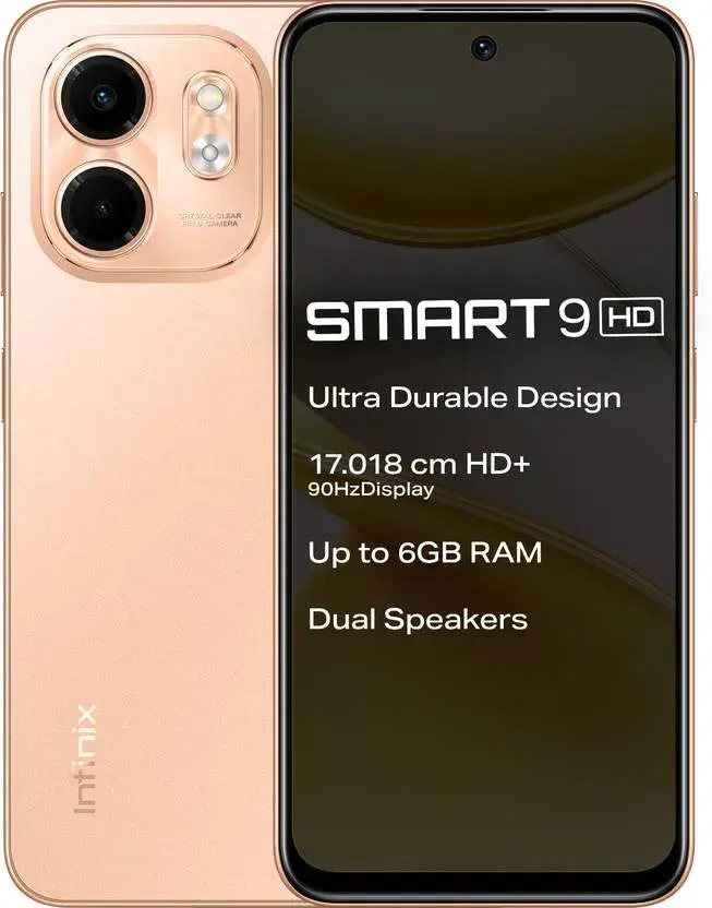 Infinix Smart 9 HD (Coral Gold, 64 GB) (3 GB RAM)