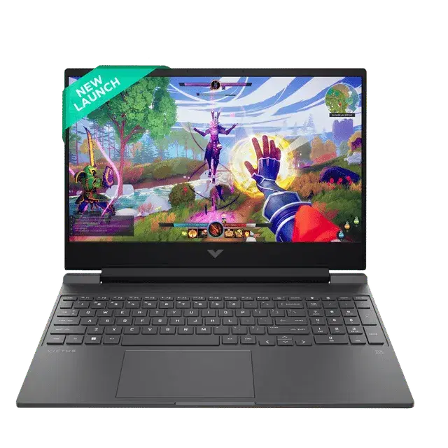 HP Victus 15-fa2703TX Intel Core i5 13th Gen Gaming Laptop (16GB, 512GB SSD, Windows 11 Home, 4GB Graphics, 15.6 inch 144 Hz Full HD IPS Display, NVIDIA GeForce RTX 2050, MS Office 2024, Mica Silver, 2.29 KG)