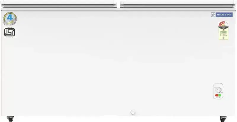 Blue Star 301 L Double Door Standard Deep Freezer (White, CF3-300MEW, 3 Star)