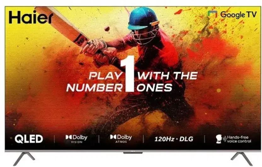 Haier 139 cm (55 inches) Qled -Smart Google TV with Hands Free Voice Control 55S800QT