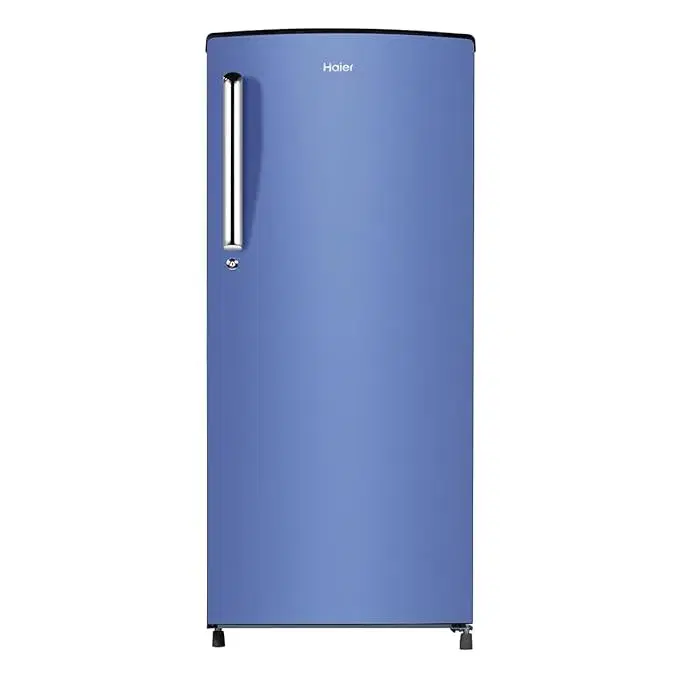Haier 185 L, 2 Star, Radish Blue Finish Direct Cool Single Door Refrigerator