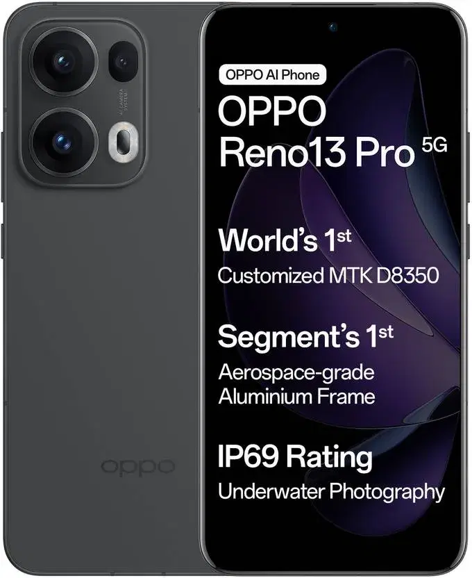 Oppo Reno 13 Pro 5G 256 GB, 12 GB RAM, Graphite Grey, Mobile Phone