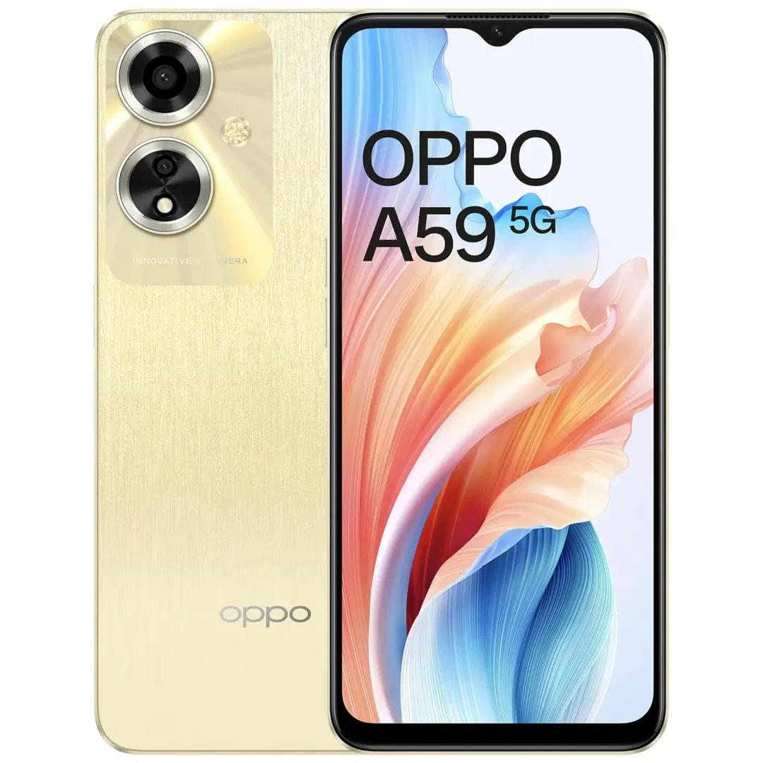 Oppo A59 5G, 6 GB RAM, 128GB, Silk Gold