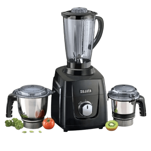 Sujata MG01 500W Mixer Grinder – Black Edition