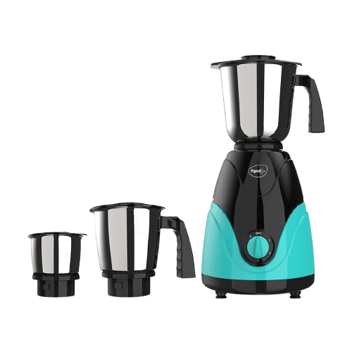 Pigeon Zest Mixer Grinder 3 Speed Control 750 Watt Powerful Copper Motor with 3 Stainless Steel Jars