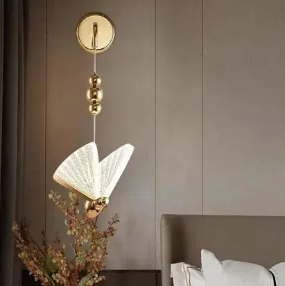 Wall Decor Light Metal & Butterfly Type (Model: CY-7010)