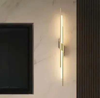 Wall Decor Light Metal & Rectangular Type – 850mm (Model: 698-RGD)