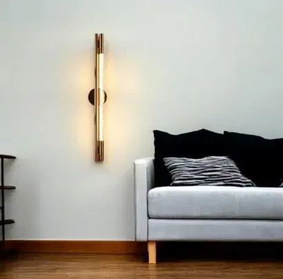 Modern Wall Decor LED Light – 3C Metal Rectangular Design, 600mm (Model: 2299-GAB)