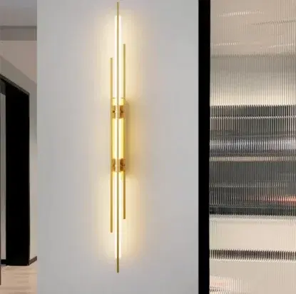 Wall Decor Light Metal & Rectangular Type 800mm (Model: 855-GD)