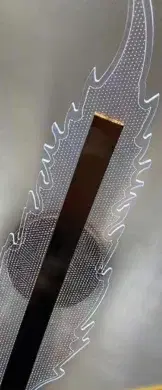 Wall Decor Light Metal & Flame Type (Model: B-305)