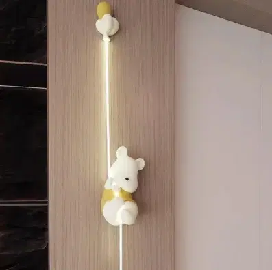 LED Wall Sconce - 3000K Resin Design (Model: 8034-BK)