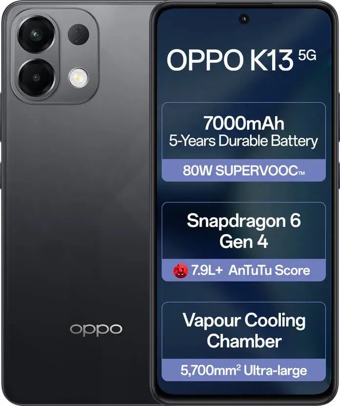 Oppo K13 256GB Black 5G - Main Image