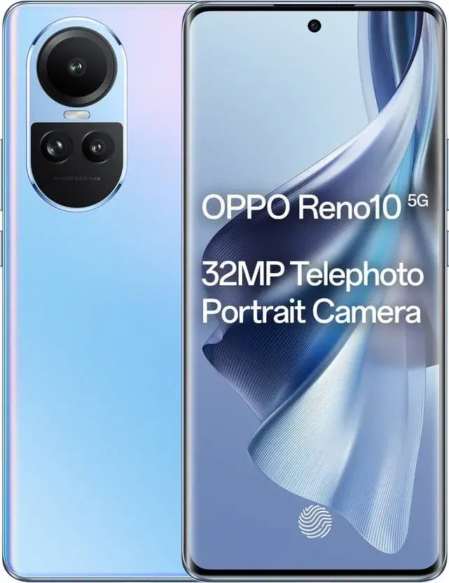 Oppo Reno 10 5G (Ice Blue, 256 GB) (8 GB RAM)