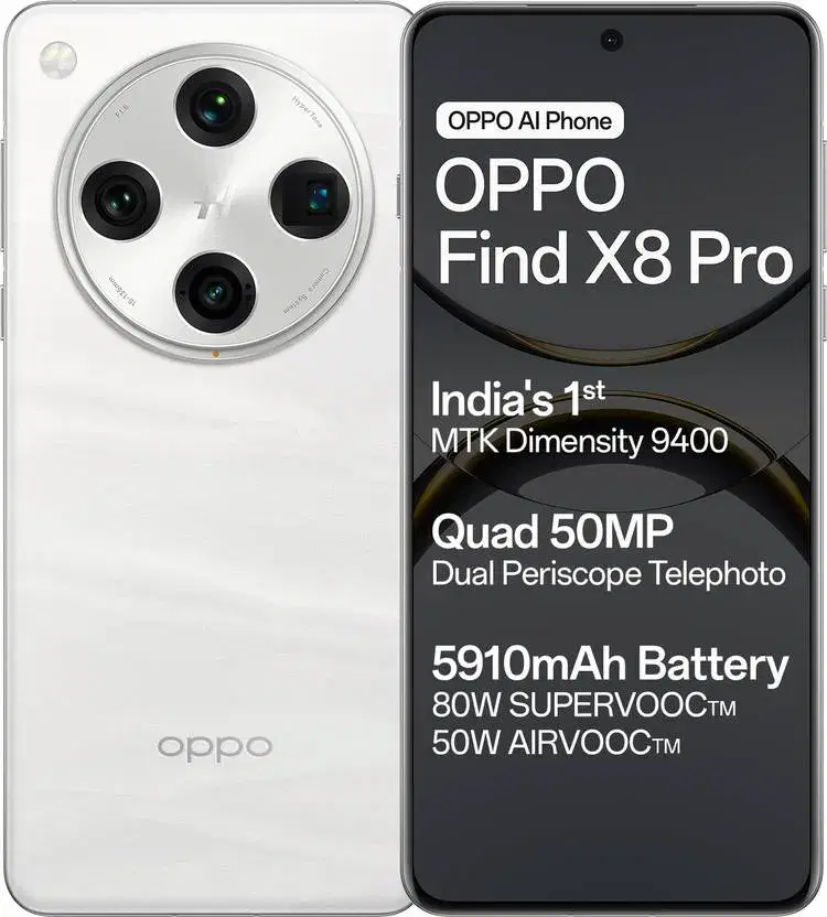 Oppo Find X8 Pro 5G (Pearl White, 512 GB) (16 GB RAM)