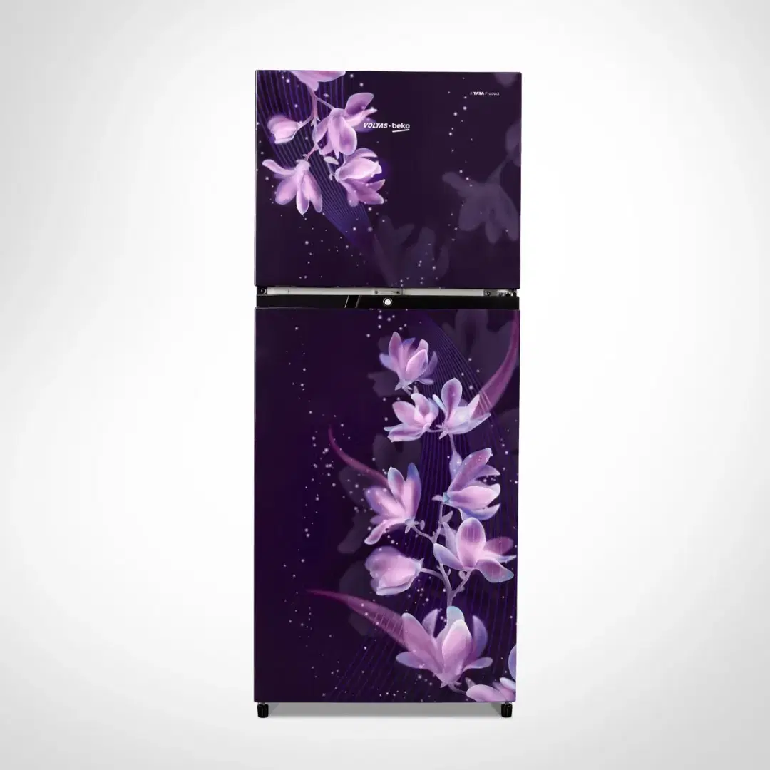 Voltas Beko RFF270C/WPNPR0I0000GD 230 L, 3 Star, Double Door Frost Free Refrigerator (Nightangle Purple)