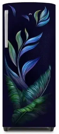 Godrej 238 L 5 Star Direct Cool Single Door Refrigerator Fusion Blue (RD EMARVEL 260C THI FU BL SD03437)