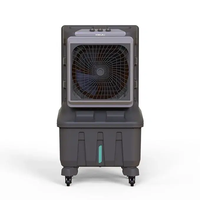 Bajaj Xforce 100L Semi-Commercial Desert Air Cooler For Home | Honeycomb Cooling Pads | 100Ft Air Throw | 3-Speed Control | 3 Yrs Warranty (1 Yr Standard + 2 Yrs Extended Warranty)【Grey】