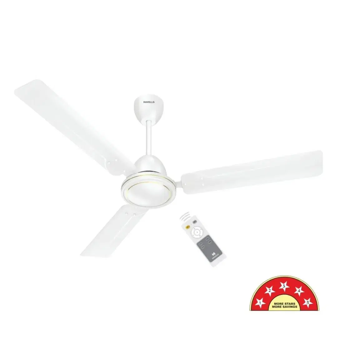 Havells Efficiencia Dx Ceiling Fan 1200mm | 48 Inches BLDC Motor With Remote 30 Watt (White)