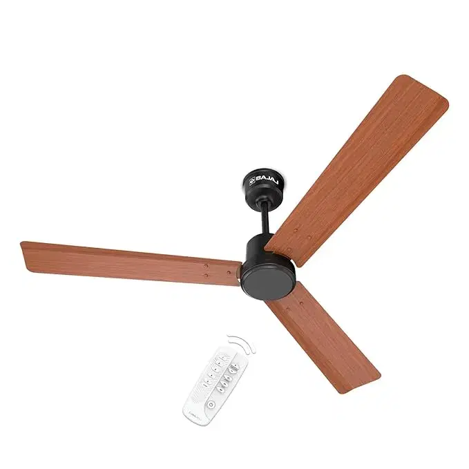 Bajaj Classico Sleek Wood 1200mm (48”) BLDC Ceiling Fans For Home 【Maple Wood】