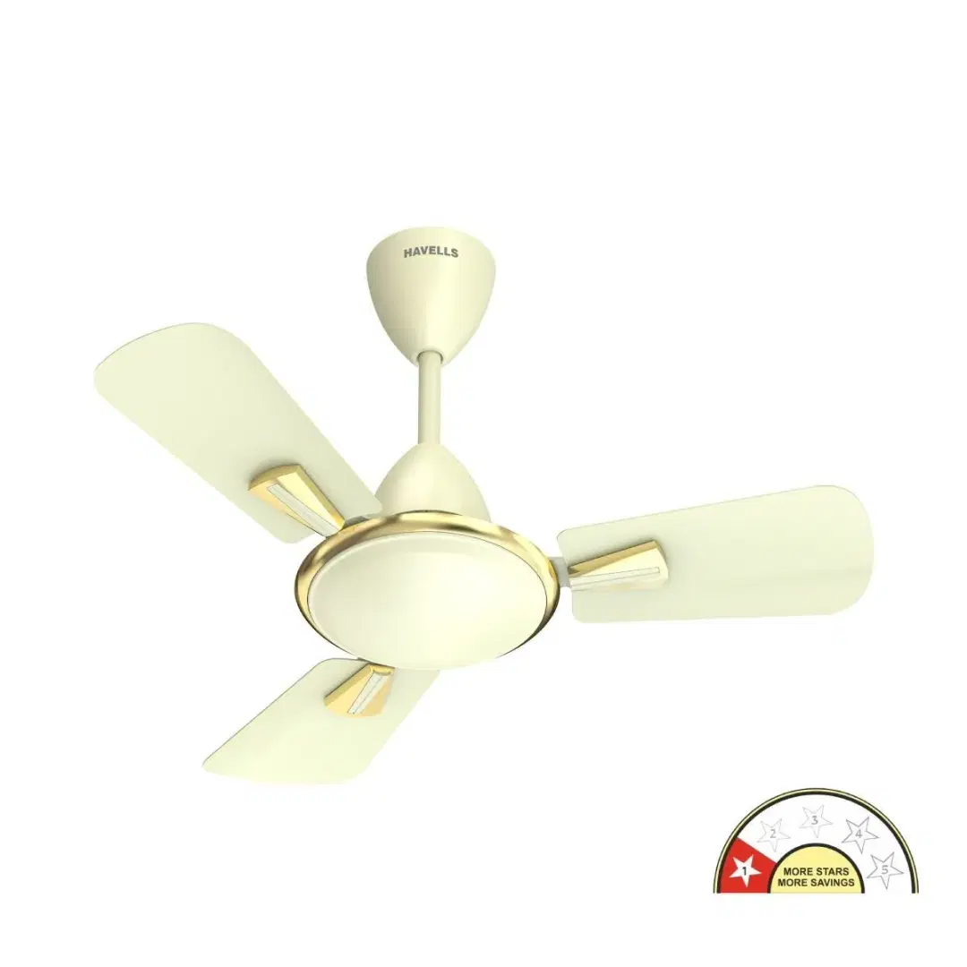 Havells Quickair Decorative 3 Blade Ceiling Fan (600mm | 24 Inches, Bianco)