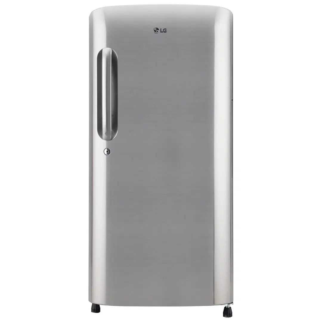 LG 291 L Frost Free Double Door 2 Star Refrigerator (Shiny Steel, GL-C322KPZY)