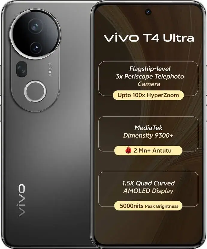 Vivo T4 Ultra 5G (Meteor Grey, 256 GB) (12 GB RAM)