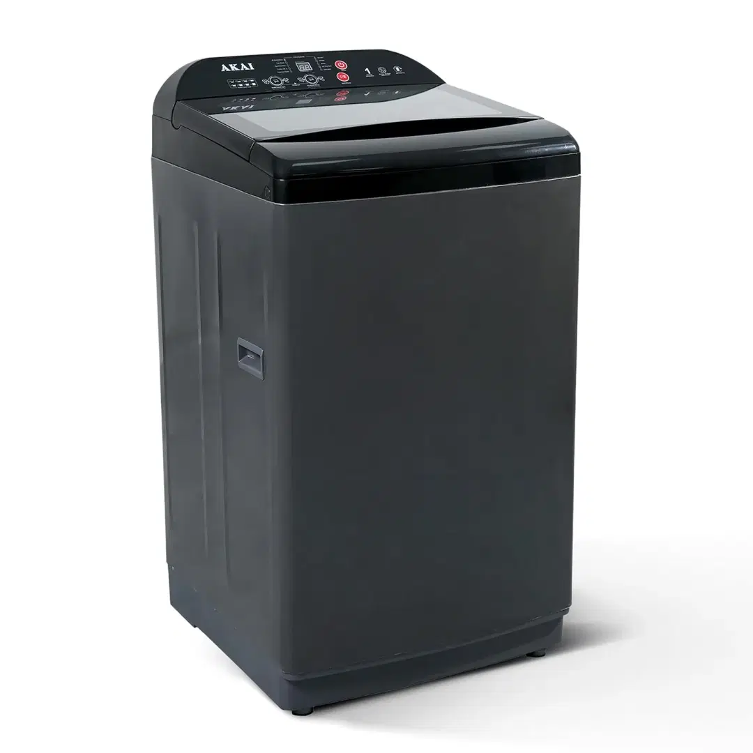 Akai 8 Kg Fully-Automatic Top Loading Washing Machine Dark Grey (AKFA-80DBGR)