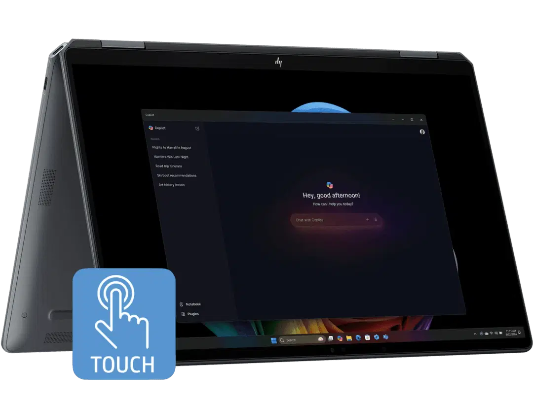 HP OmniBook Ultra Flip Laptop 14-FH0026TU, Gray | 16 GB Ram | 1TB SSD