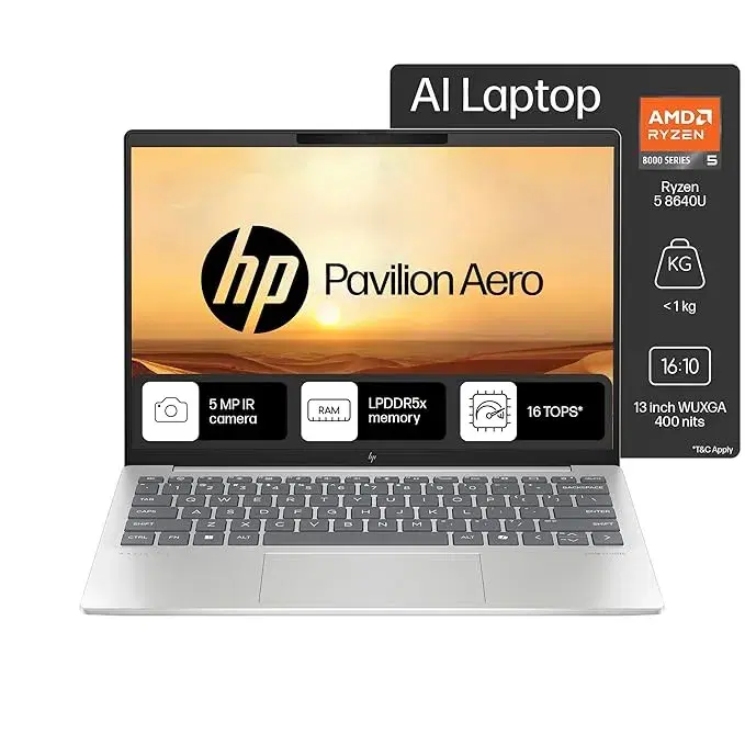 HP Pavilion Aero 33.8 cm (13) Laptop 13-bg0016AU