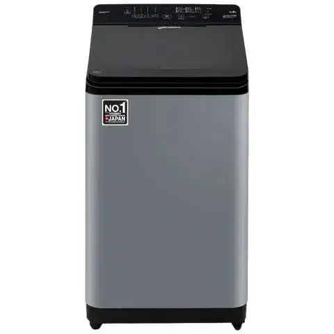Panasonic 8 kg Fully Automatic Front Loading Washing Machine, NA-F80V11CRB, Charcoal Inox Grey