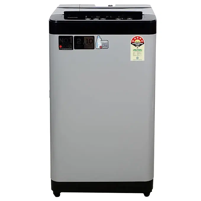 Panasonic 7.5 Kg 5 Star Fully-Automatic Top Load Washing Machine Free Silver (NA-F75S7SRB)