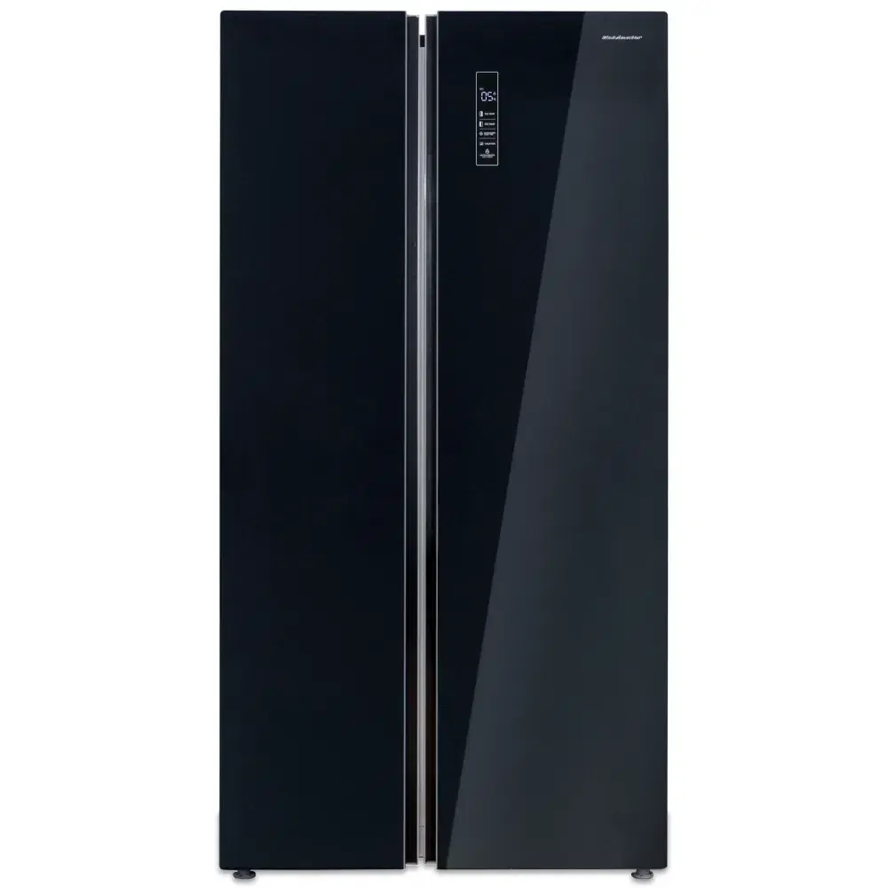 Kelvinator 584 L Frost Free Side by Side Refrigerator (Black, KRS-B600BKG)