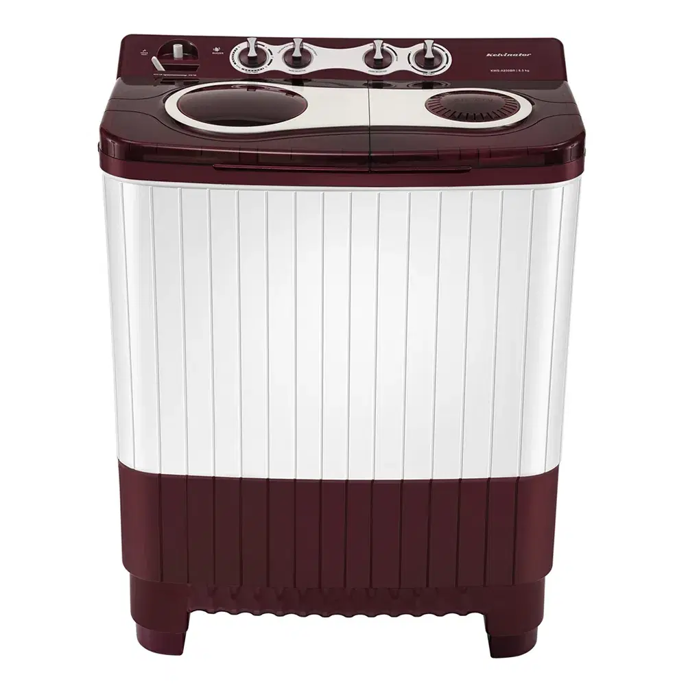 Kelvinator 8.5 Kg Top Loading Semi-Automatic Washing Machine with Memory Backup and Rust Free Body, KWS-A850BR