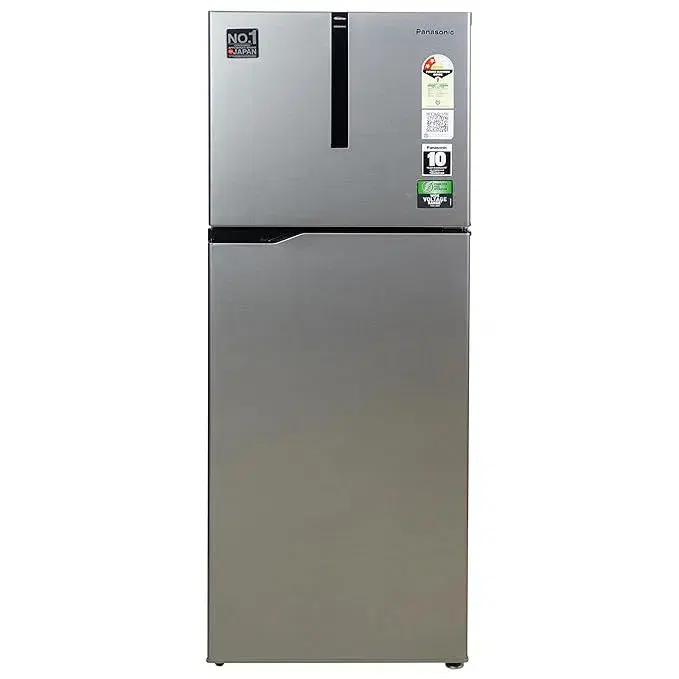 Panasonic 260 L Double Door 2 Star AI Enabled Inverter Technology Frost Free Refrigerator (NR-TH272BVHN, Electric Grey, Jumbo Fresh Vegetable Basket)