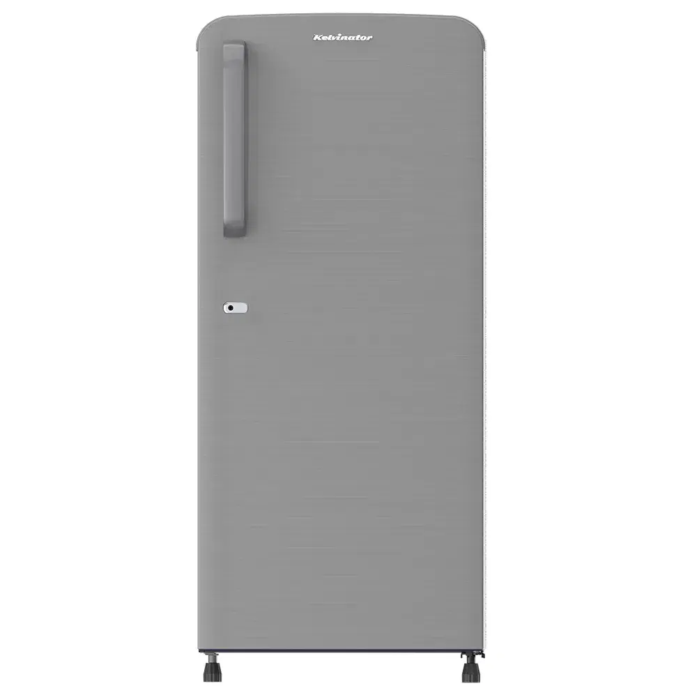 Kelvinator 187L Direct Cool Single Door Refrigerator KRD-F200EBPHGS GREY