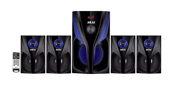 Akai Zest MS4580 80 W Bluetooth Home Theatre Black, Channel